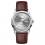 Ingersoll I00501 Mens Watch The New Haven  Automatic Stainless Steel Polished Dial Silver Strap Strap  Color  Brown