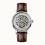 Ingersoll 1892 I05801 Mens The Charles Movement Automatic Case Stainless Steel Dial Silver Strap Leather Brown Matt